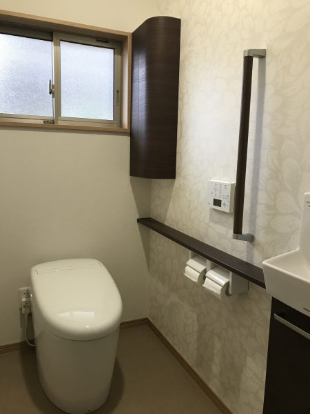 素敵なトイレが出来上がりました リフォームブログ 宇都宮市のリフォーム リノベーション専門店 住まいる工務店