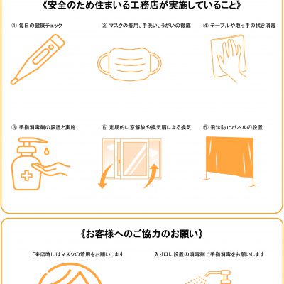 当社「すまいるぎゃらりー」における新型コロナ対策