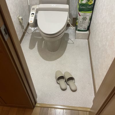 トイレ内装にこだわりました